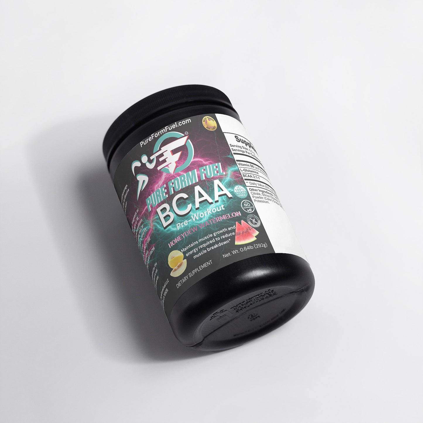 BCAA Pre-Workout Powder (Honeydew/Watermelon)