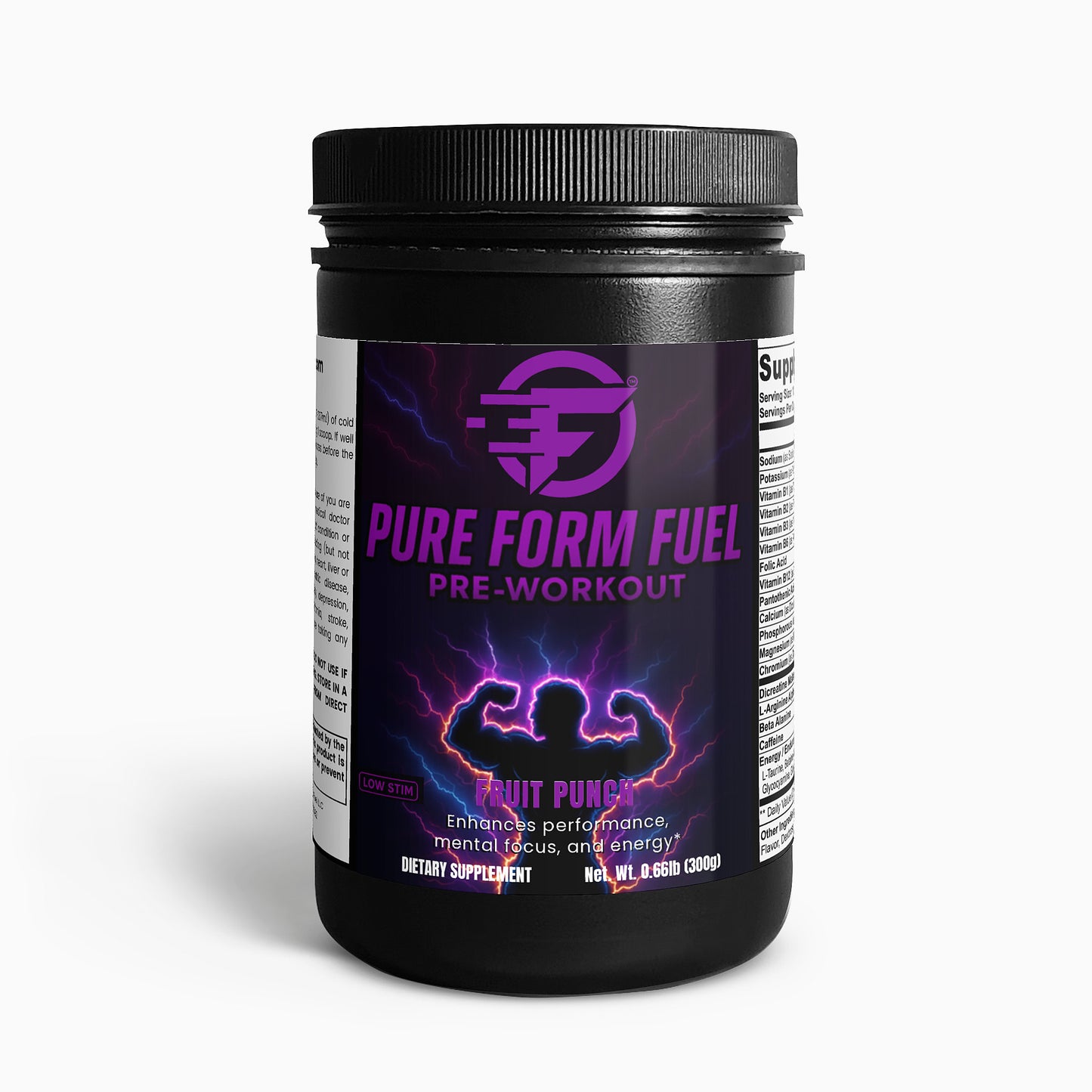 PFF Pre-Workout Powder (Fruit Punch)