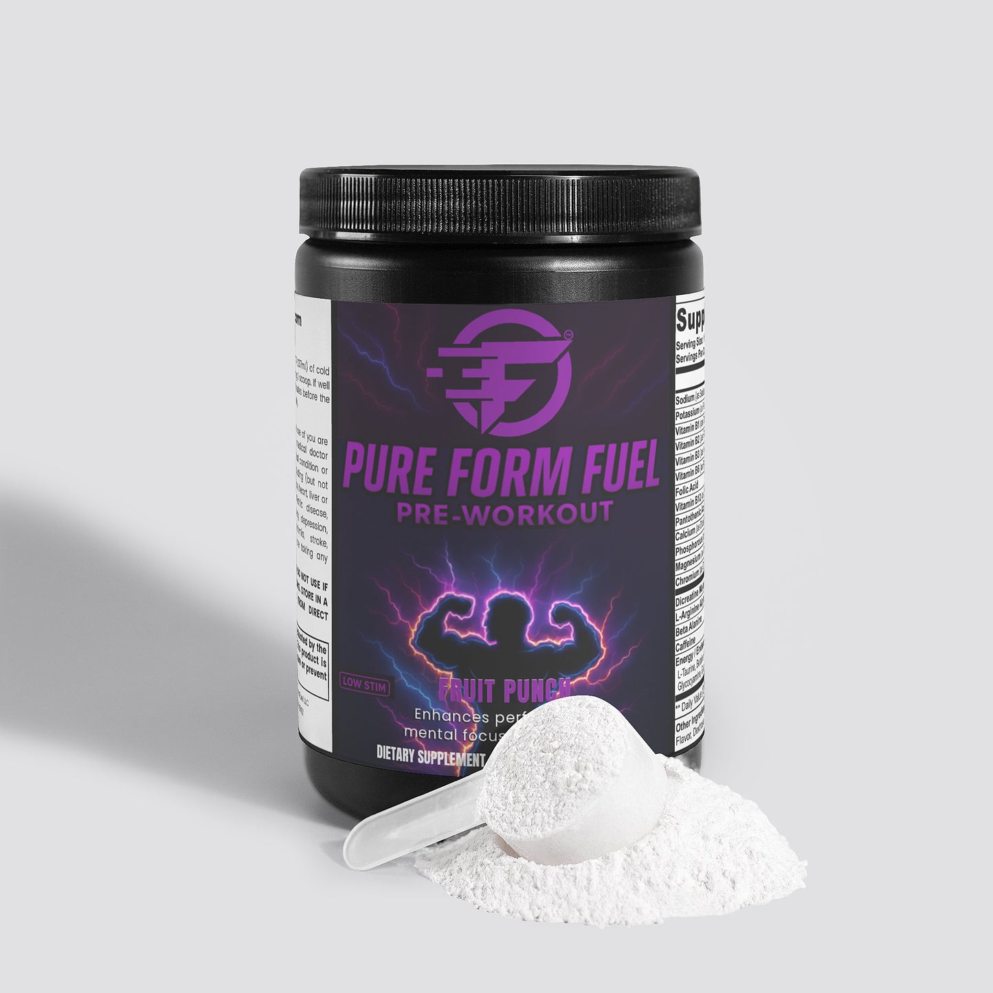 PFF Pre-Workout Powder (Fruit Punch)